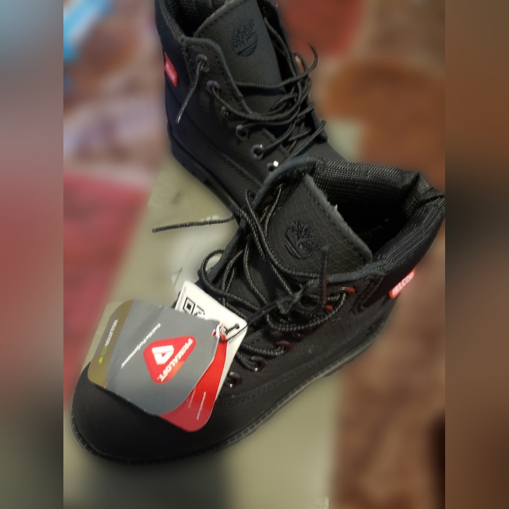 Timberland black boots (boy size 12)
